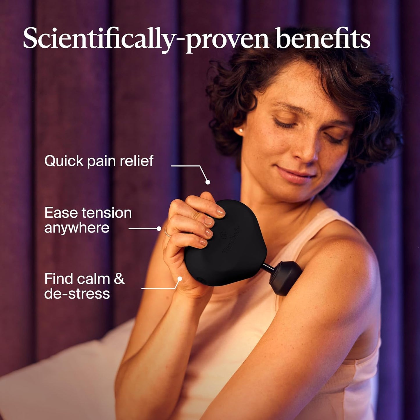 TheraGun Mini (3rd Generation) by Therabody – Ultra-Portable Massage Gun and Travel Essential for Fast, Effective Pain and Tension Relief Anywhere (Black)